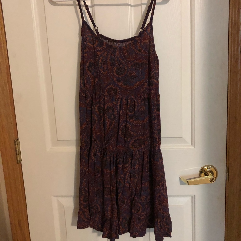 Purple patterned sundress